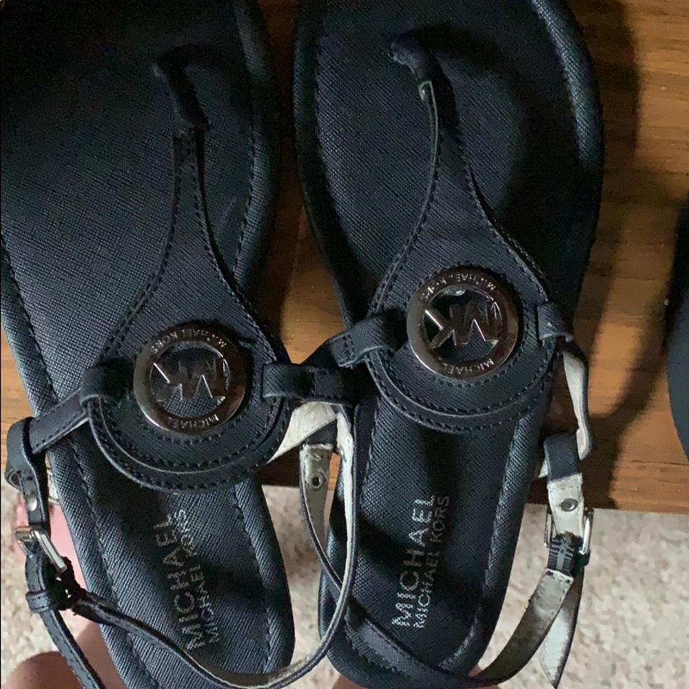 Black MK Sandals